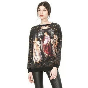 Alice + Olivia x Botticelli Primavera Painted Top